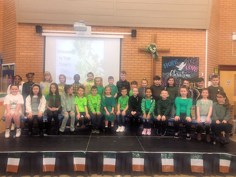 Year 3 St Patrick’s Day Worship