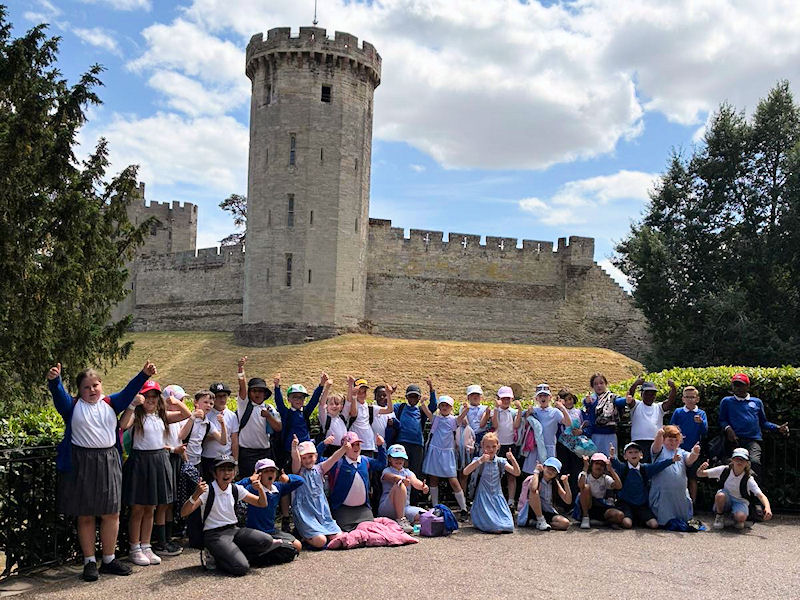 Year 4 at Warwick Castle