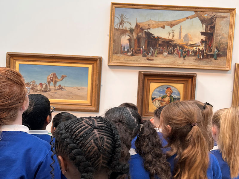 Year 4 at Wolverhampton Art Gallery